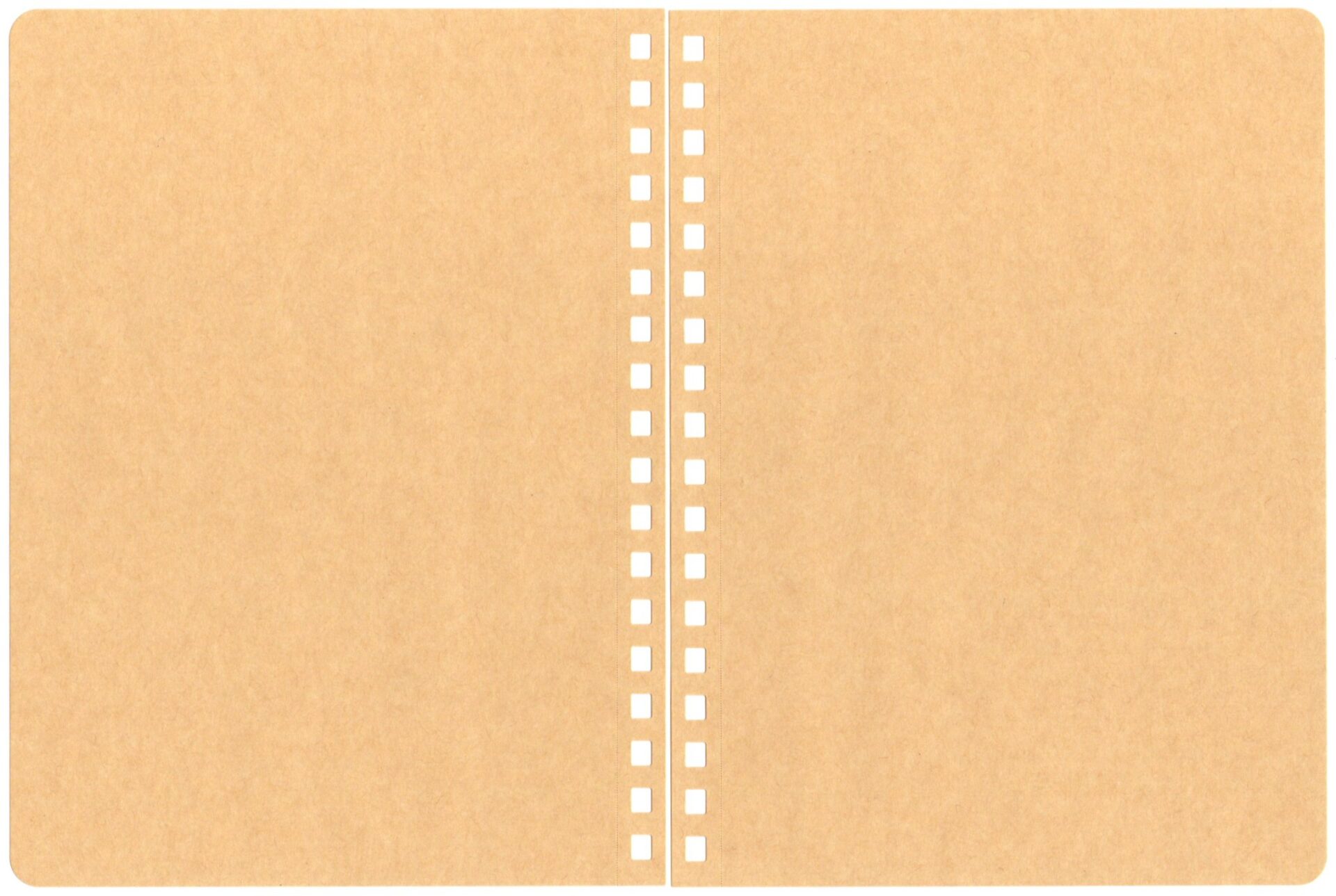 ラベルン 剥離紙専門店 厚口両面剥離紙 リングノート用 カーキ (20枚)両面剥離(1.かるい 軽剥離)タイプ 厚み約0.125mm シール・ラベルの収集に セパレーター 日本製 (L 132×177mm) - 画像 (3)