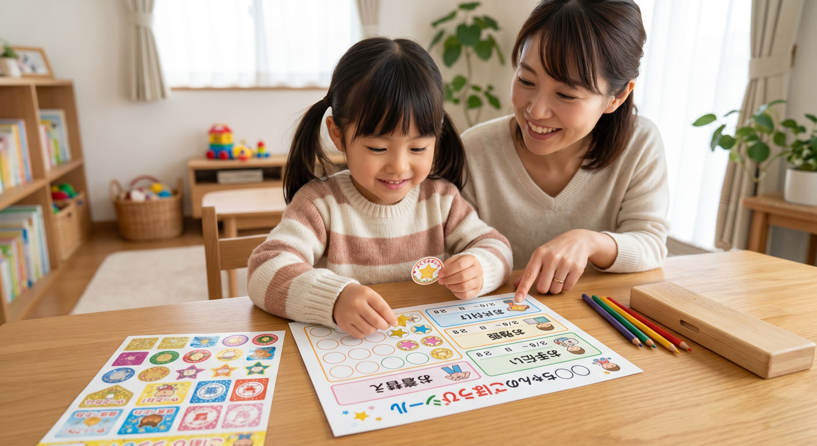 ごほうびシールの効果とおすすめの使い方