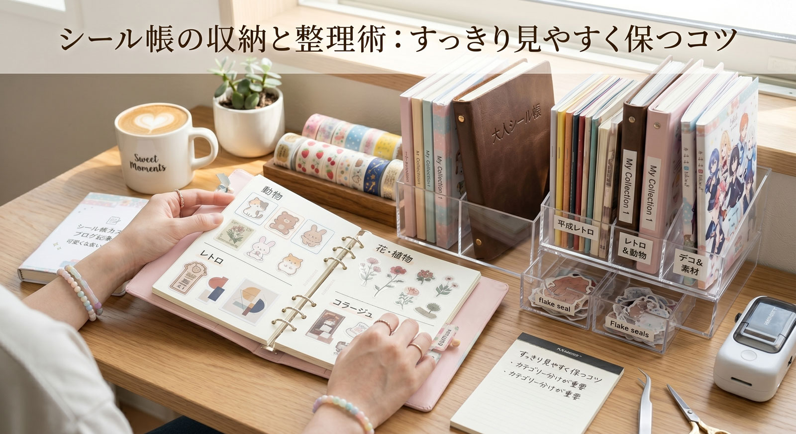 シール帳の収納と整理術:すっきり見やすく保つコツ